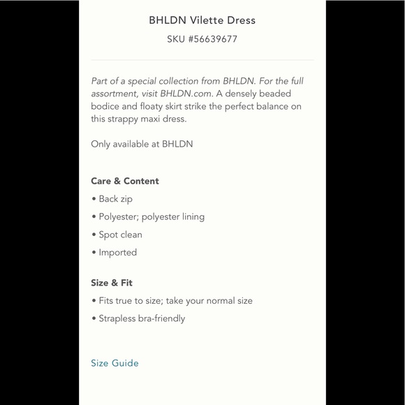 BHLDN Vilette Dress - Picture 9 of 11